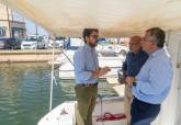 Instalaci�n de fondeadores ecol�gicos en el Mar Menor