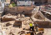 Excavaciones en el Teatro Romano