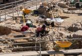 Excavaciones en el Teatro Romano