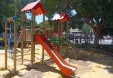 Barrios y diputaciones de Cartagena estrenan mejoras en parques con nuevos juegos infantiles y �reas de calistenia. Julio, 2026.