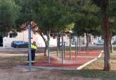 Barrios y diputaciones de Cartagena estrenan mejoras en parques con nuevos juegos infantiles y �reas de calistenia. Julio, 2026.