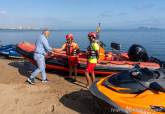 Polic�a Local, Protecci�n Civil. Playas de Cartagena. Unidad Acu�tica. Im�genes de Playa Honda, julio 2026.