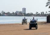 Polic�a Local, Protecci�n Civil. Playas de Cartagena. Unidad Acu�tica. Im�genes de Playa Honda, julio 2026.