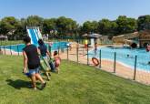 Piscinas Tentegorra. Parque Rafael de la Cerda, Cartagena. 1 julio 2026. Reapertura al p�blico por el Ayuntamiento.