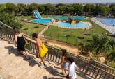 Piscinas Tentegorra. Parque Rafael de la Cerda, Cartagena. 1 julio 2026. Reapertura al p�blico por el Ayuntamiento.
