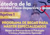 Cartel becas Actividad F�sico-Deportiva y la Salud