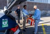 La Policía Local de Cartagena estrena cinco desfibriladores en sus vehículos para reforzar la cardioprotección