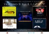 Programación teatral en El Luzzy. Octubre - diciembre