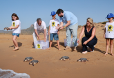 Cartagena se consolida como referente del cuidado y protecci�n de la fauna del Mediterr�neo con la suelta de 28 tortugas bobas en Calblanque