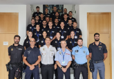 Funcionarios policiales europeos visitan el Parque de Seguridad de Cartagena