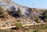 Los Bomberos evitan la propagaci�n de un incendio en la Algameca Chica