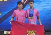 El cartagenero Marco Mart�nez conquista cuatro oros y firma el mejor rendimiento masculino en el XLVII Campeonato de Espa�a Infantil de Nataci�n