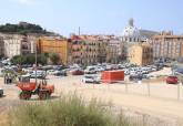 Obras en el Monte Sacro
