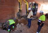 Visita a las obras de la Estación de Autobuses