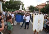 Islas Menores rinde homenaje a la Virgen de las Nieves en el día grande de sus fiestas