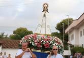 Islas Menores rinde homenaje a la Virgen de las Nieves en el día grande de sus fiestas