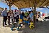 Presentaci�n del informe regional de Playas Accesibles de la Regi�n de Murcia en la Playa de Levante de Cabo de Palos