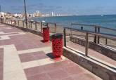 Operativo de limpieza en playas de Cartagena