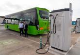 Visita a los nuevos puntos de recarga de autobuses eléctricos en La Asomada