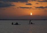 Observaci�n del eclipse solar en Cartagena