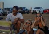 Observaci�n del eclipse solar en Cartagena