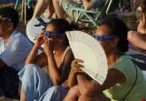 Observaci�n del eclipse solar en Cartagena