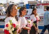 Cabo de Palos inicia sus Fiestas Patronales con la Ofrenda Floral de las pescadoras y el nombramiento de la alcaldesa como madrina