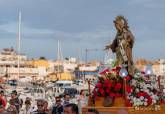 Misa y procesi�n mar�tima en honor a la Virgen de agosto en Cabo de Palos