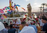 Misa y procesi�n mar�tima en honor a la Virgen de agosto en Cabo de Palos