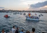 Misa y procesi�n mar�tima en honor a la Virgen de agosto en Cabo de Palos