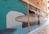 Mural de la Casa Museo de Isaac Peral en Cartagena