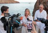 La alcaldesa, Noelia Arroyo, durante sus declaraciones en el Port�s