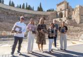 Presentaci�n de la reproducci�n en chocolate del Teatro Romano