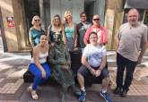 La Unidad de Personas con Discapacidad acerca el patrimonio escult�rico de Cartagena a trav�s de una ruta inclusiva
