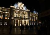 Nueva iluminaci�n ornamental del Palacio Consistorial. Octubre, 2026.