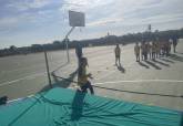 Programa ADE en CEIP La Aljorra con la actividad de acercamiento al atletismo con el UCAM Atletismo Cartagena