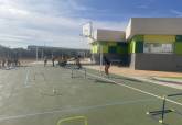 Programa ADE en CEIP La Aljorra con la actividad de acercamiento al atletismo con el UCAM Atletismo Cartagena