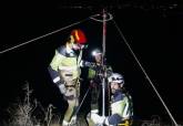 Bomberos Ayuntamiento Cartagena, rescate en monta�a en Pe�as Blancas. Octubre, 2026.