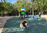 En funcionamiento la nueva �rea de juegos infantiles de la calle Calasparra de Canteras
