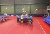 Jornada del Programa ADE de alumnos de Carmelitas en el pabell�n municipal de tenis de mesa