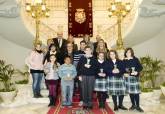 Los premiados con el jurado posando en las escaleras del Palacio Consistorial