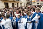 Salida de la Virgen del Amor Hermoso a la calle del Aire el Domingo de Resurreccin