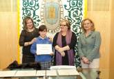 Carmen Garcer�n, ganadora del segundo premio de Dibujo