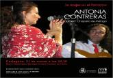 Cartel del concierto de Antonia Contreras en el Museo Arqueolgico