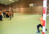 Escuela de Balonmano del Pabell�n Santa Luc�a, incluida en el programa de Integraci�n Social