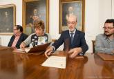 Firma del convenio del Ayuntamiento y UPCT sobre caminos rurales
