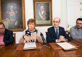 Firma del convenio del Ayuntamiento y UPCT sobre caminos rurales