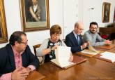 Firma del convenio del Ayuntamiento y UPCT sobre caminos rurales