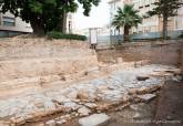 Visita a las excavaciones de la Plaza de la Merced