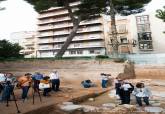 Visita a las excavaciones de la Plaza de la Merced
